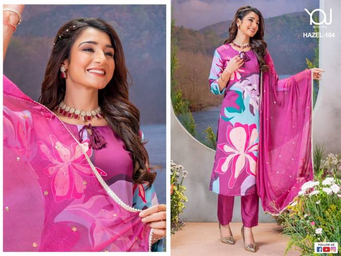 Hazel By You Digital Printed Readymade Suits Catalog